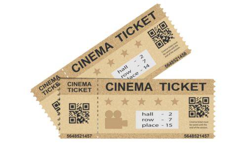 Mynds Brand Paper Cinema Ticket